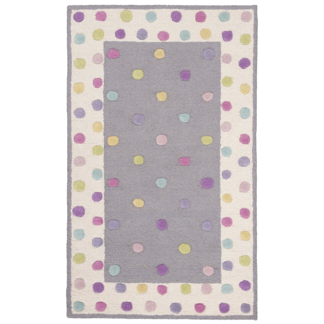 SAFAVIEH Kids Collection SFK101F Handmade Grey/Multi Rug Image 1