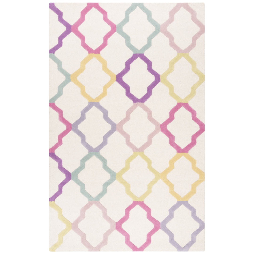 SAFAVIEH Kids SFK102A Handmade Ivory / Multi Rug Image 9