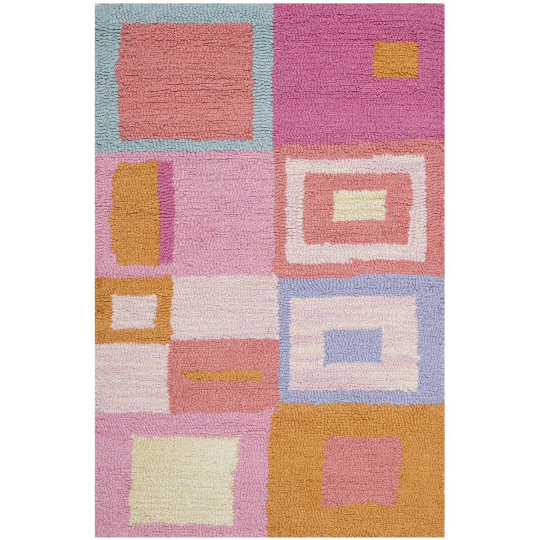 SAFAVIEH Kids Collection SFK317A Handmade Pink/Multi Rug Image 6