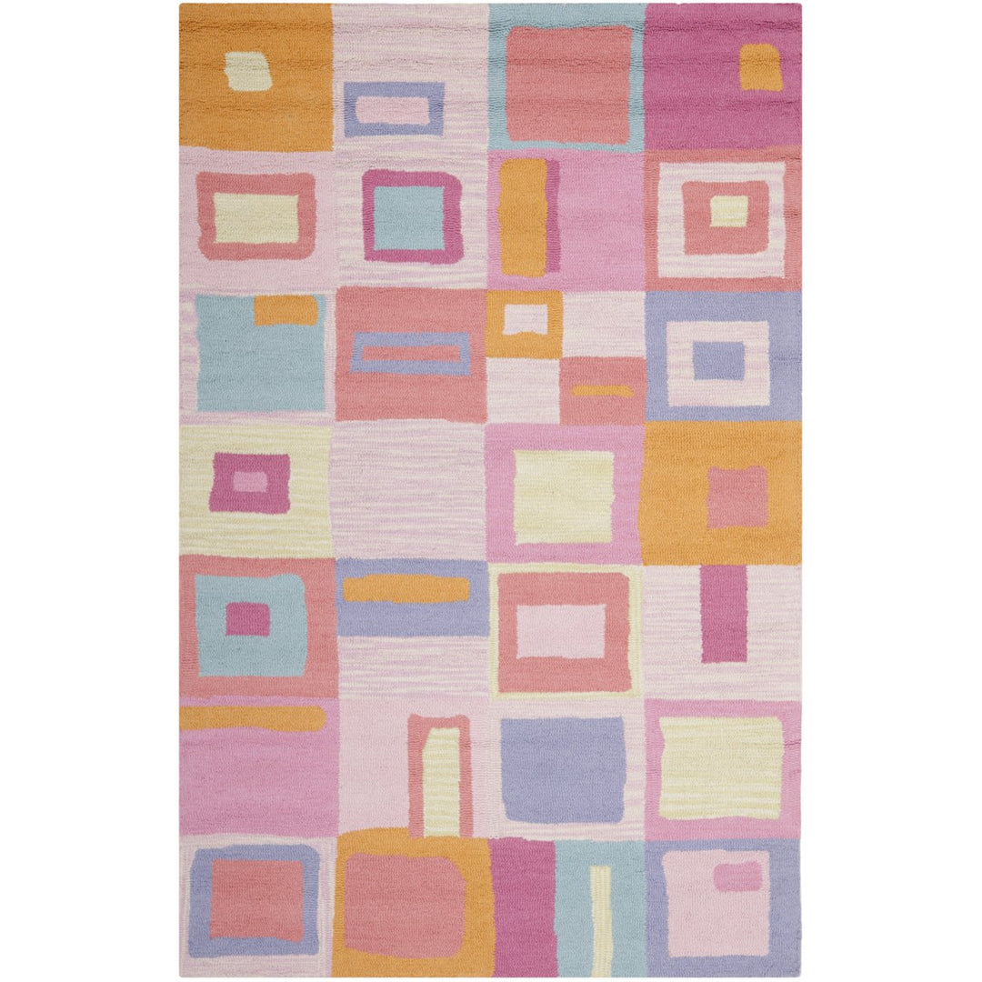 SAFAVIEH Kids Collection SFK317A Handmade Pink/Multi Rug Image 9