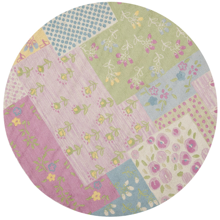 SAFAVIEH Kids Collection SFK321A Handmade Pink/Multi Rug Image 3