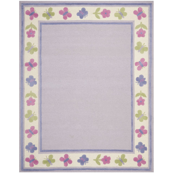 SAFAVIEH Kids SFK354A Handmade Lavender / Multi Rug Image 1