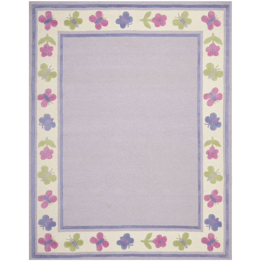 SAFAVIEH Kids SFK354A Handmade Lavender / Multi Rug Image 1