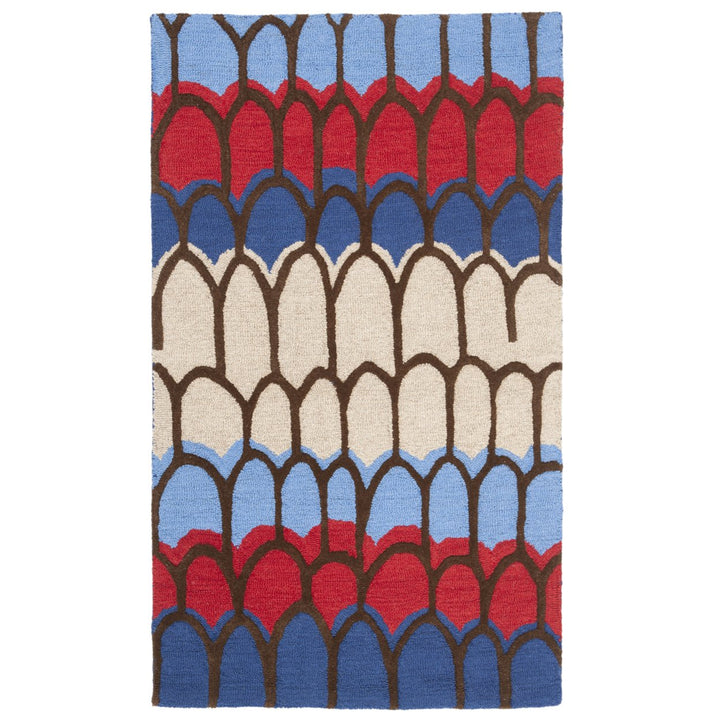 SAFAVIEH Kids Collection SFK353A Handmade Blue/Multi Rug Image 1