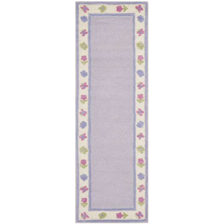 SAFAVIEH Kids SFK354A Handmade Lavender / Multi Rug Image 5