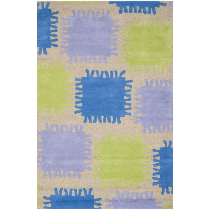 SAFAVIEH Kids SFK352A Handmade Beige / Multi Rug Image 9