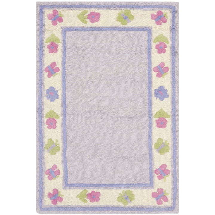 SAFAVIEH Kids SFK354A Handmade Lavender / Multi Rug Image 8