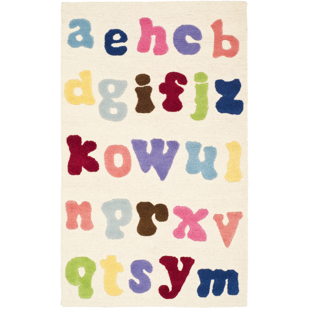 SAFAVIEH Kids SFK389A Handmade Ivory / Multi Rug Image 4