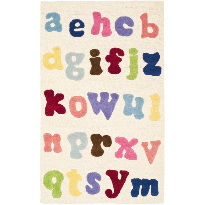 SAFAVIEH Kids SFK389A Handmade Ivory / Multi Rug Image 1