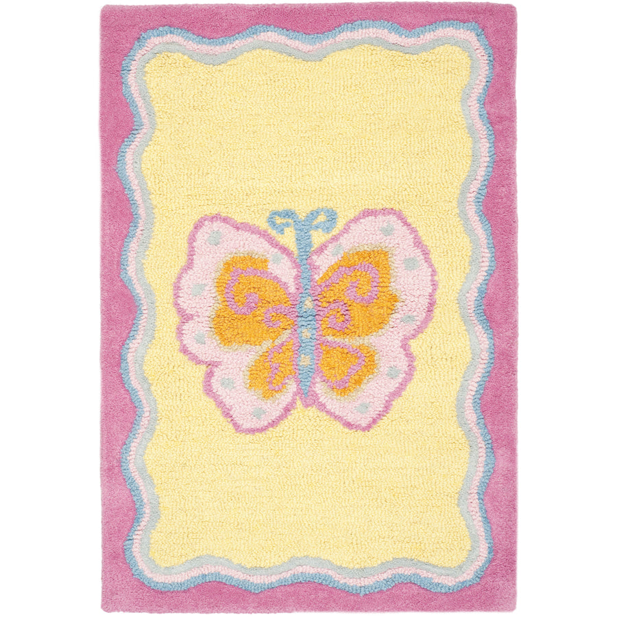 SAFAVIEH Kids Collection SFK394A Handmade Multi/Pink Rug Image 1