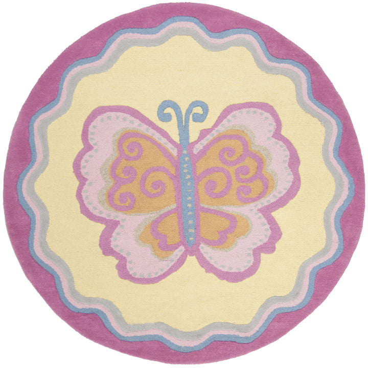 SAFAVIEH Kids Collection SFK394A Handmade Multi/Pink Rug Image 3