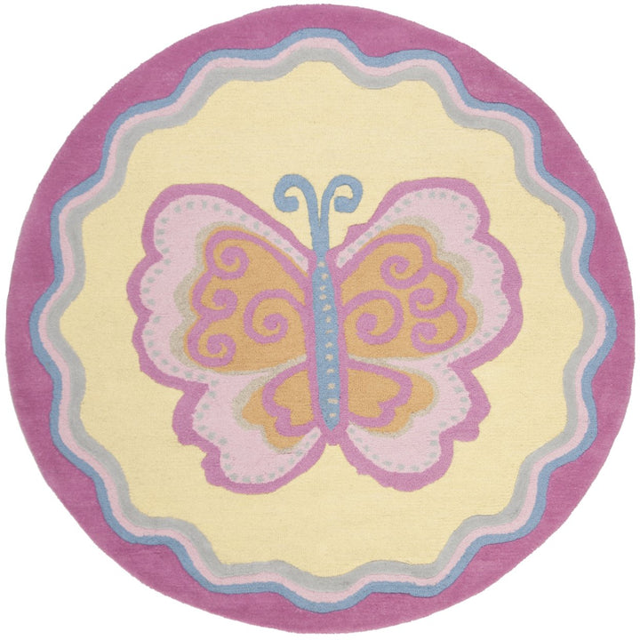 SAFAVIEH Kids Collection SFK394A Handmade Multi/Pink Rug Image 1