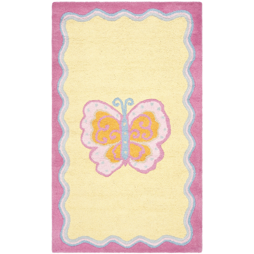 SAFAVIEH Kids Collection SFK394A Handmade Multi/Pink Rug Image 1