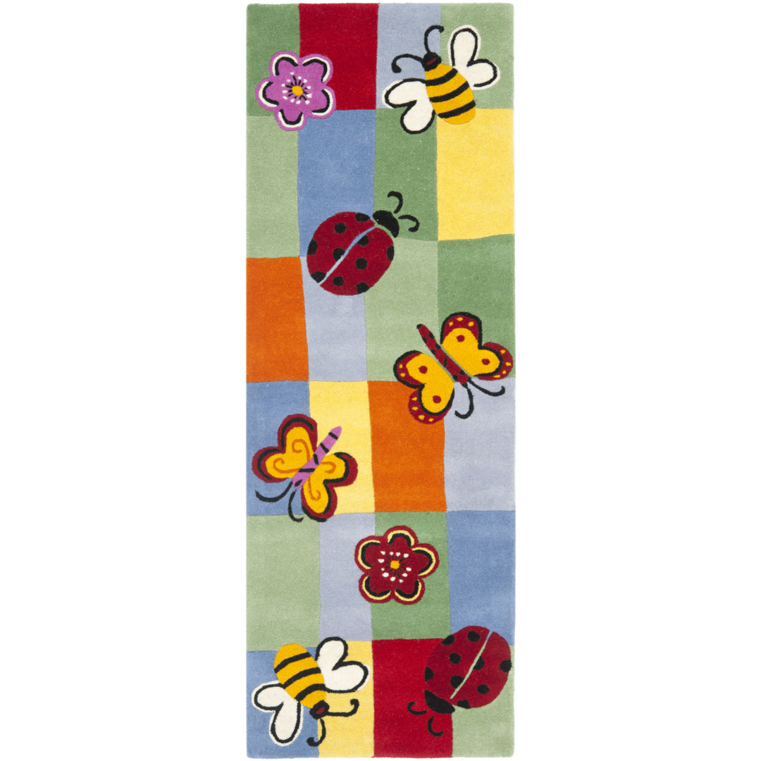 SAFAVIEH Kids Collection SFK753A Handmade Multi Rug Image 5