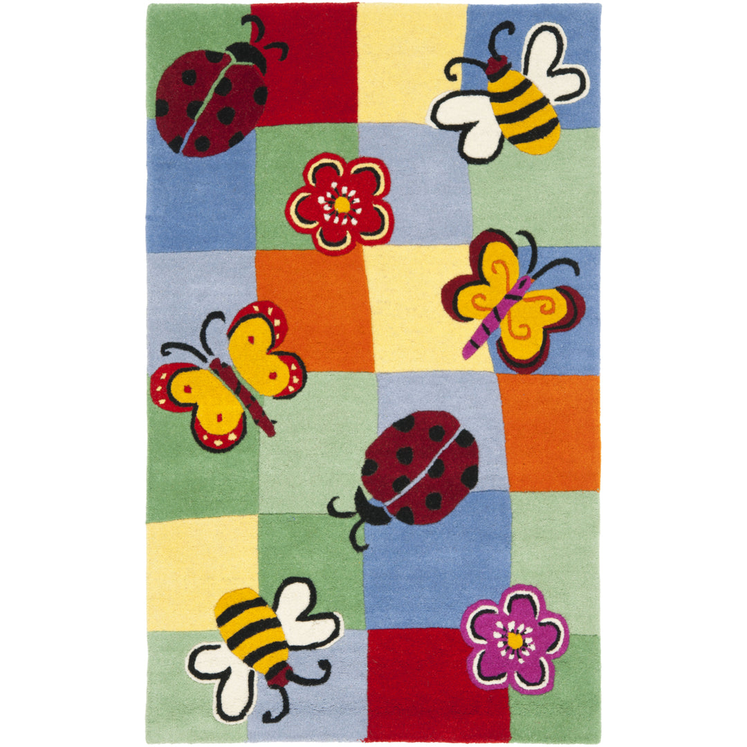 SAFAVIEH Kids Collection SFK753A Handmade Multi Rug Image 8