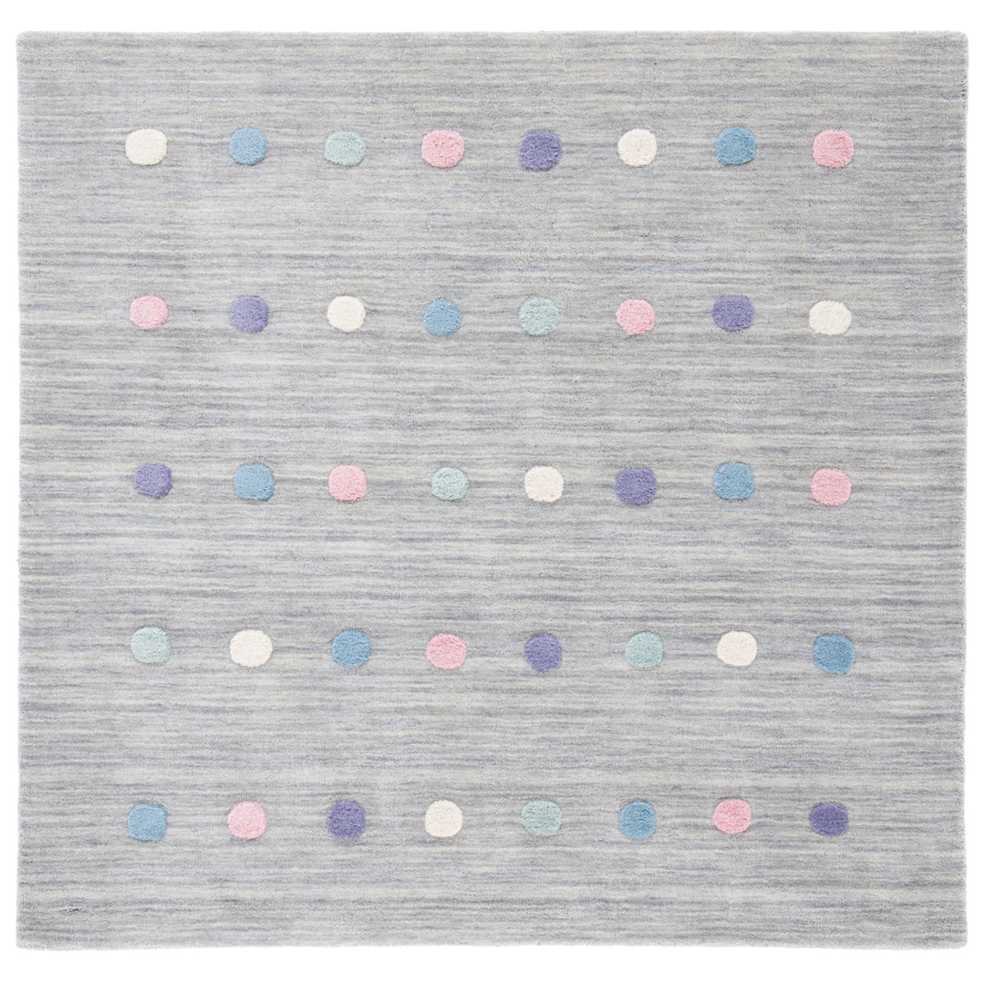 SAFAVIEH Kids Collection SFK803G Handmade Silver Rug Image 6