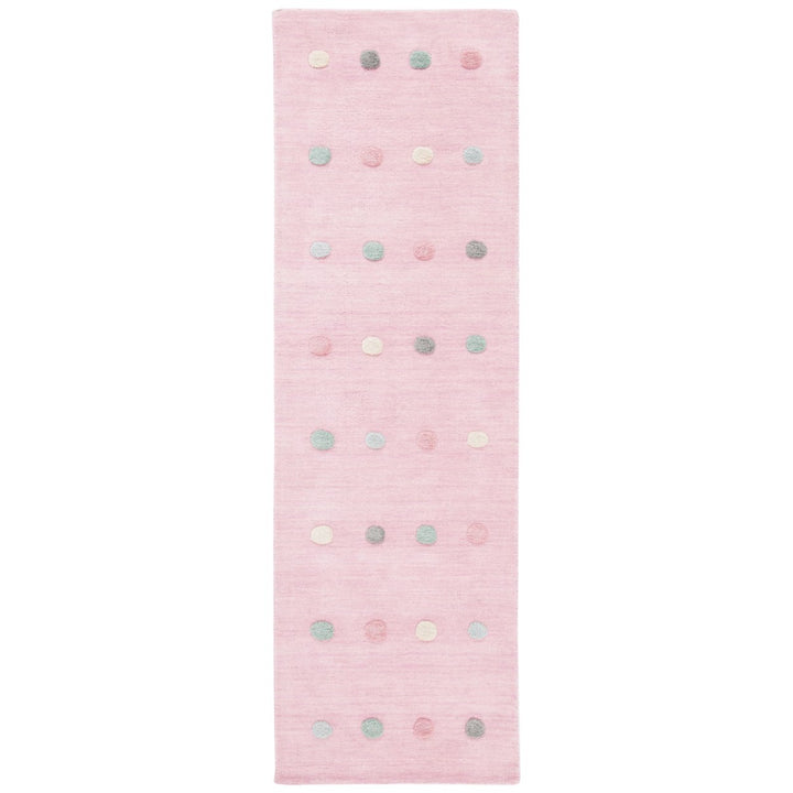 SAFAVIEH Kids Collection SFK803U Handmade Light Pink Rug Image 5