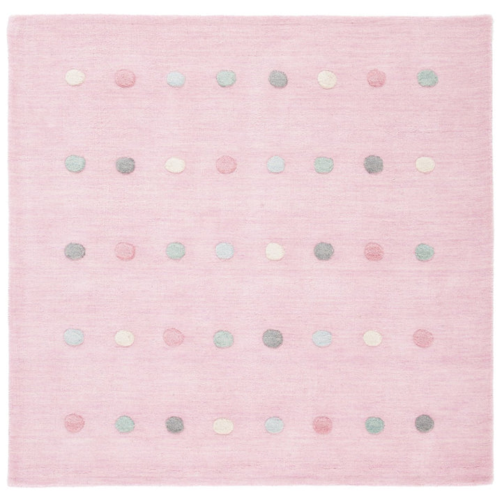 SAFAVIEH Kids Collection SFK803U Handmade Light Pink Rug Image 6