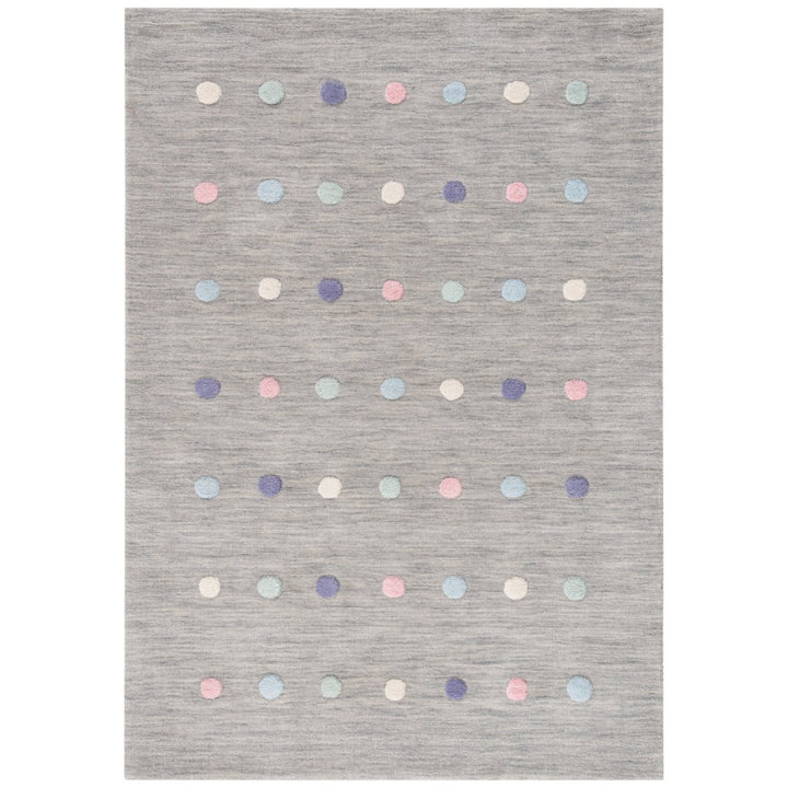 SAFAVIEH Kids Collection SFK803G Handmade Silver Rug Image 1