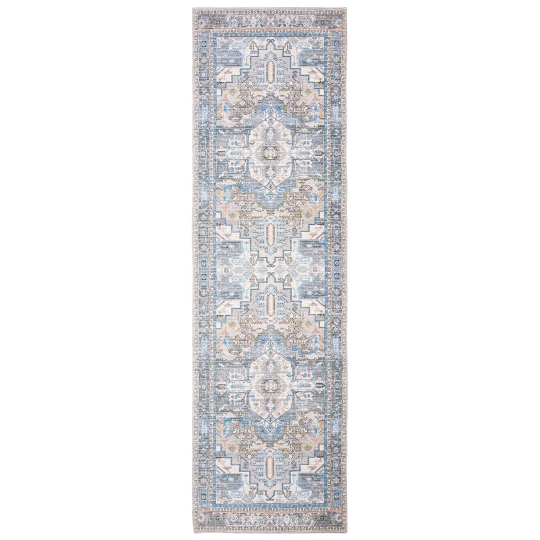 SAFAVIEH Saffron Collection SFN202F Grey / Ivory Rug Image 3