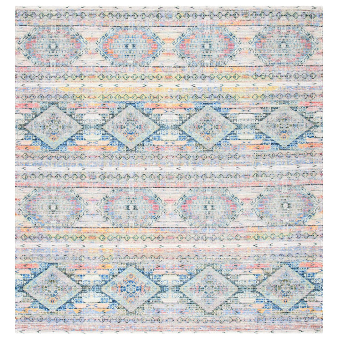 SAFAVIEH Saffron SFN567A Handmade Cream / Blue Rug Image 4