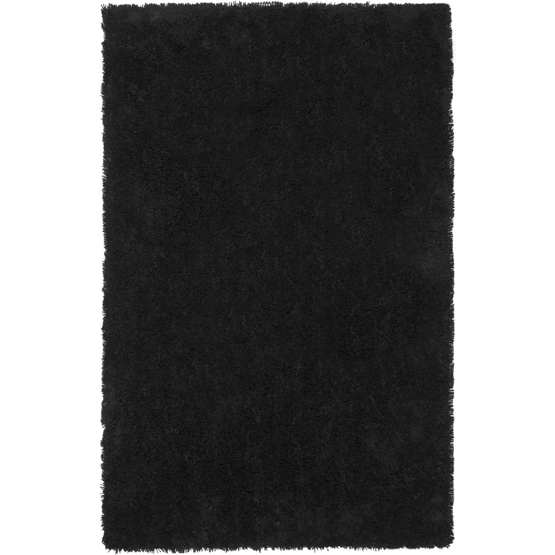 SAFAVIEH Classic Shag SG240L Handmade Black Rug Image 2