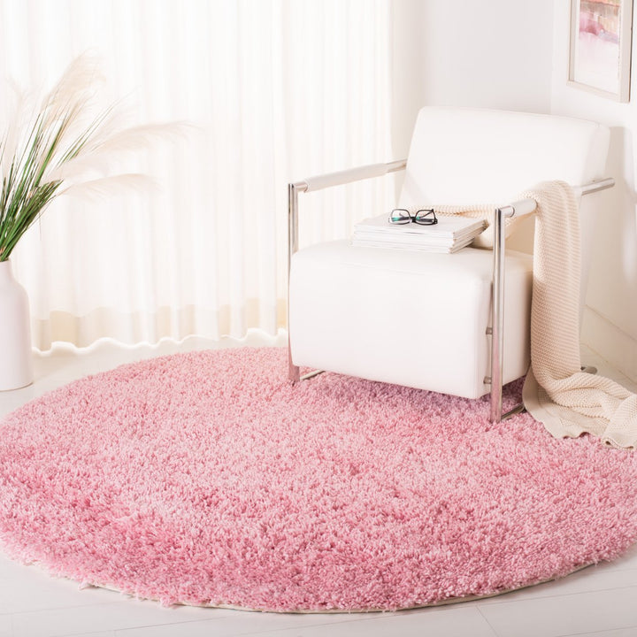 SAFAVIEH Classic Shag SG240P Handmade Pink Rug Image 2