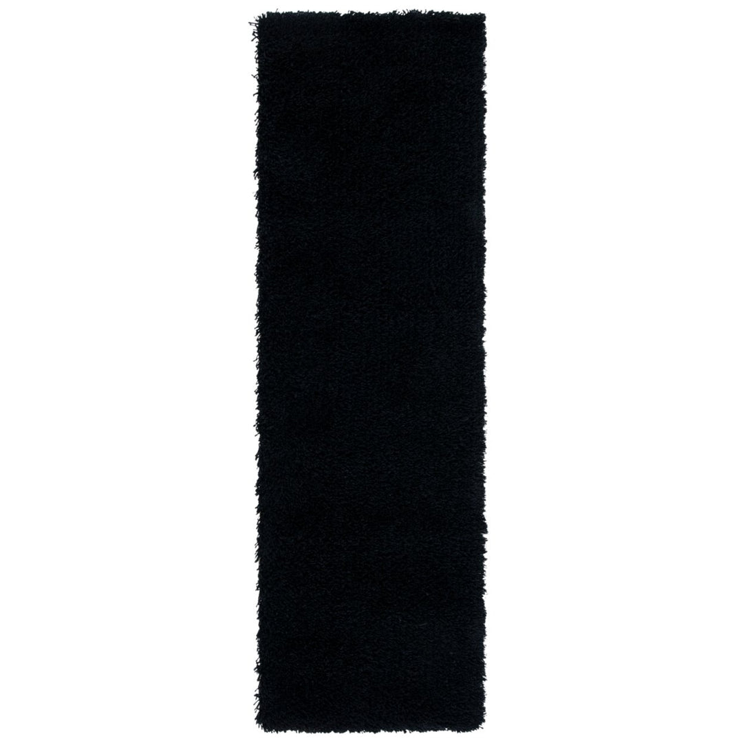 SAFAVIEH Classic Shag SG240L Handmade Black Rug Image 4