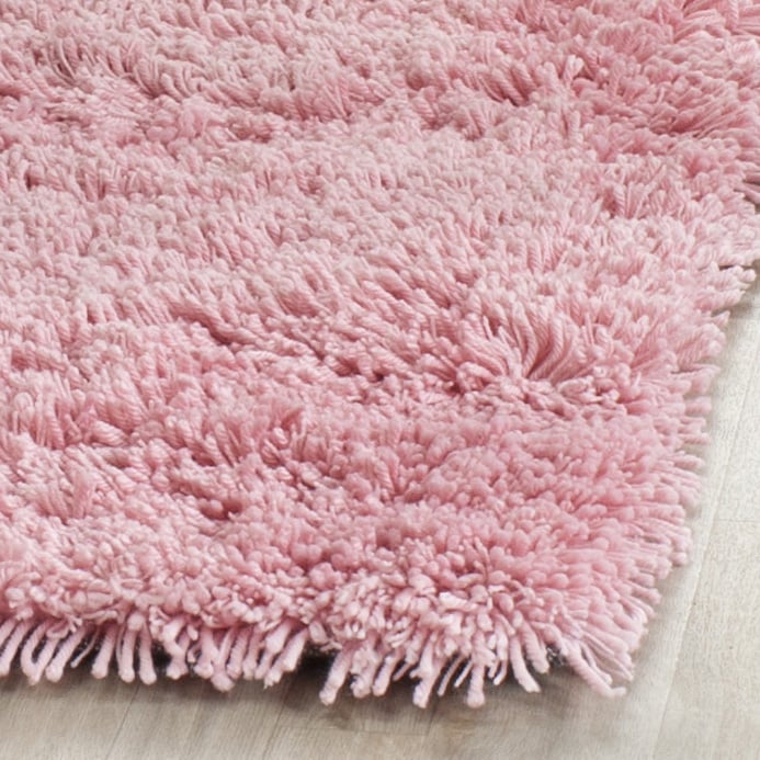 SAFAVIEH Classic Shag SG240P Handmade Pink Rug Image 6