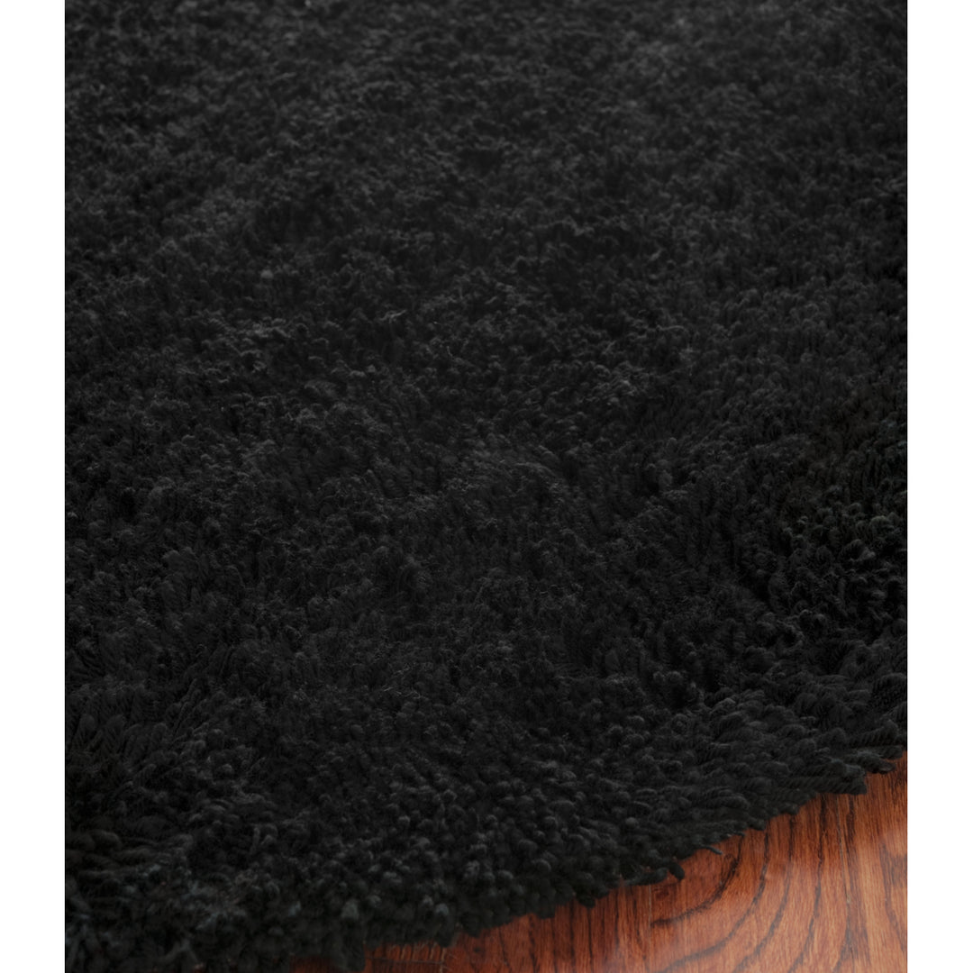 SAFAVIEH Classic Shag SG240L Handmade Black Rug Image 8