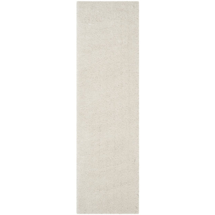 SAFAVIEH Venice Shag Collection SG256P Handmade Pearl Rug Image 4