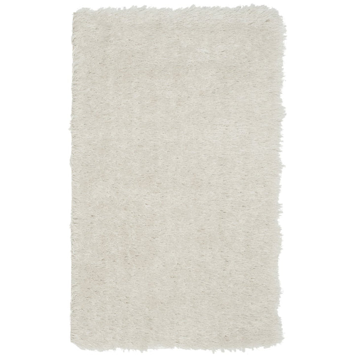 SAFAVIEH Venice Shag Collection SG256P Handmade Pearl Rug Image 5