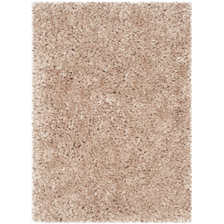 SAFAVIEH Popcorn Shag SG267B Handmade Beige Rug Image 2