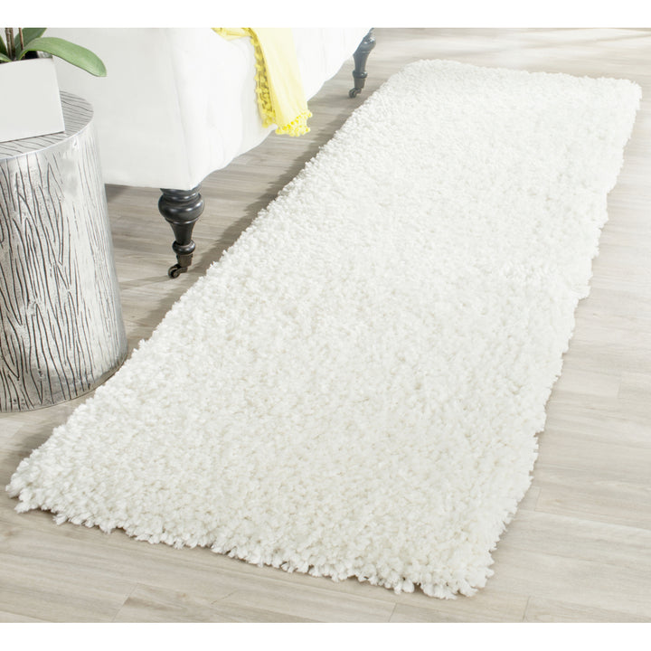 SAFAVIEH Popcorn Shag SG267A Handmade Ivory Rug Image 11