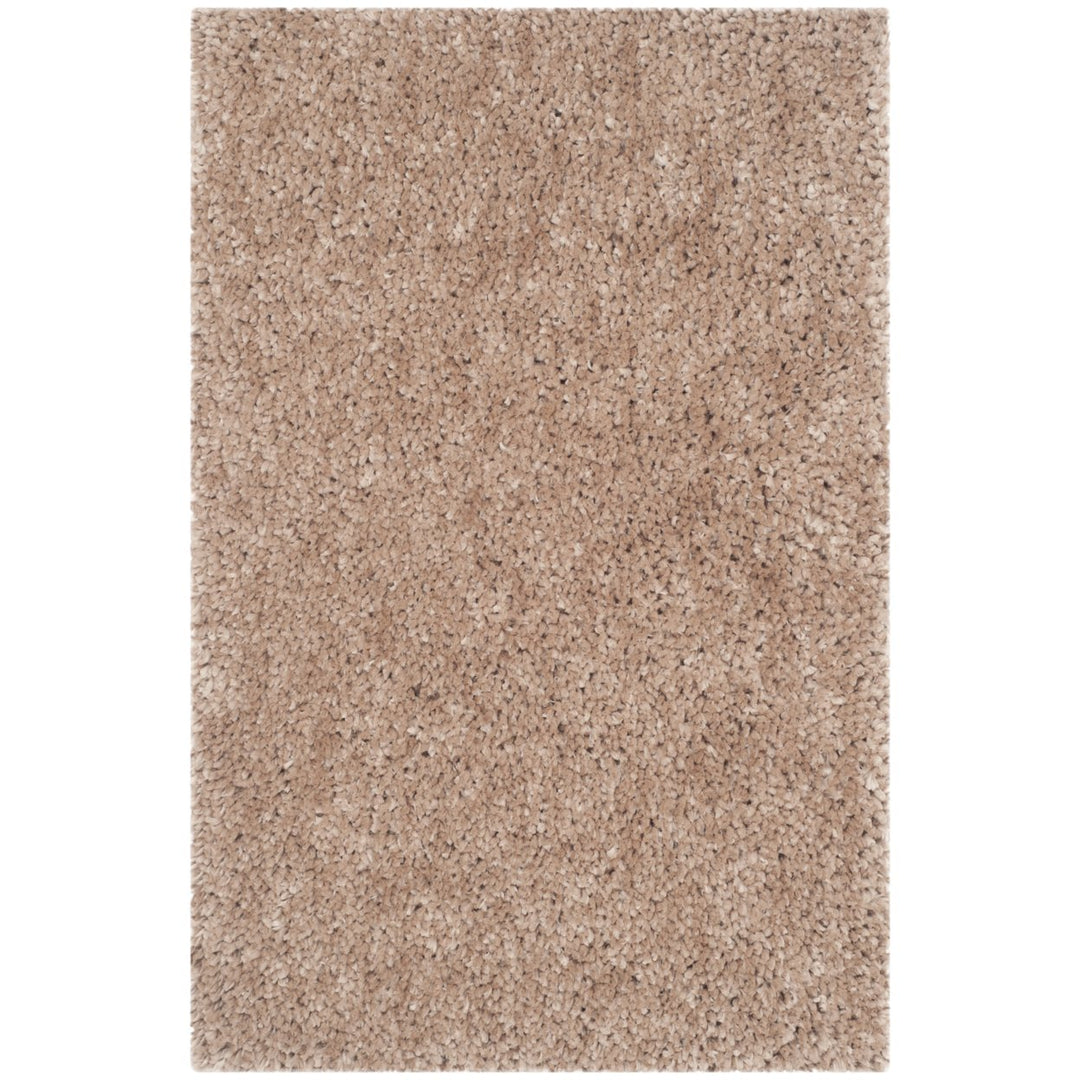 SAFAVIEH Popcorn Shag SG267B Handmade Beige Rug Image 3