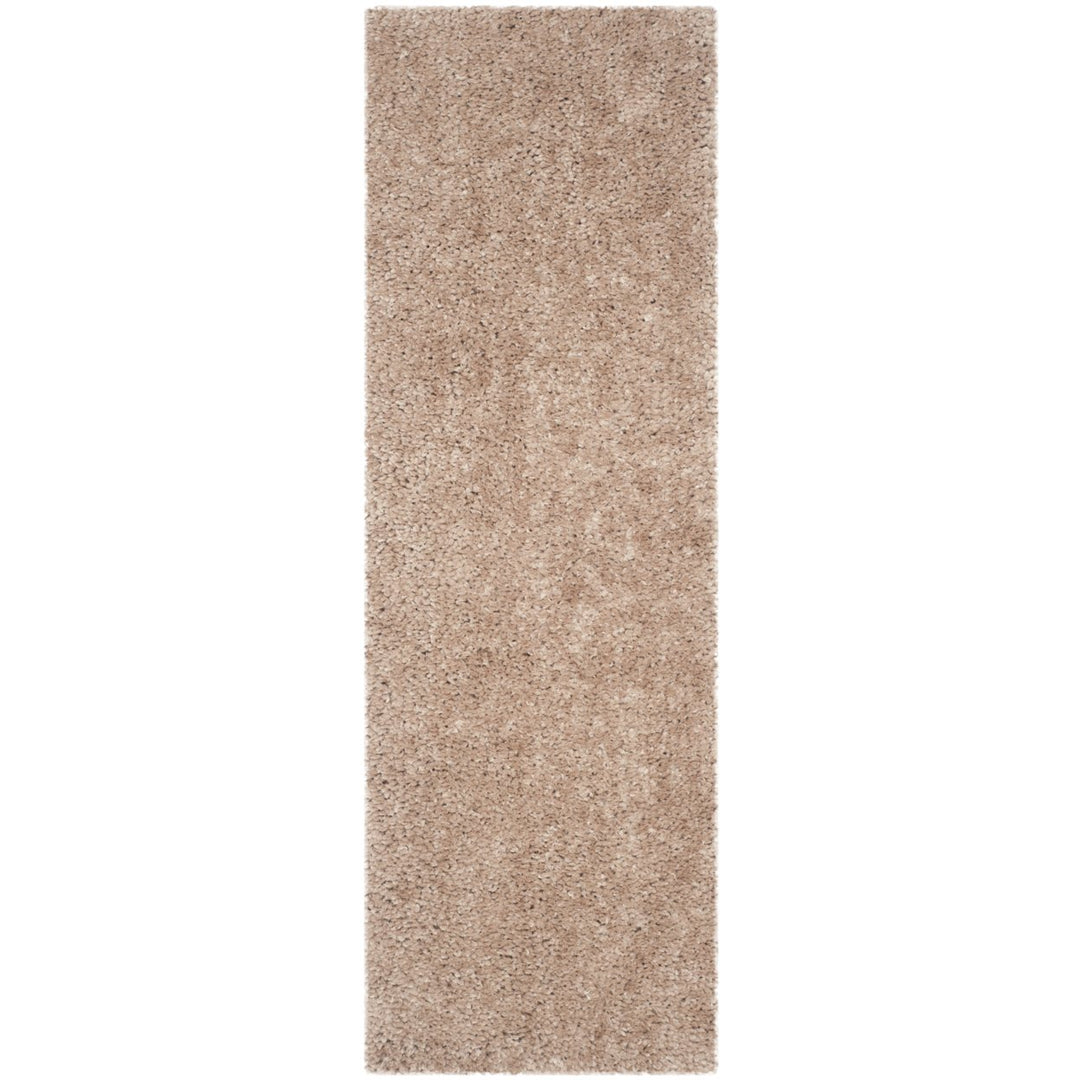 SAFAVIEH Popcorn Shag SG267B Handmade Beige Rug Image 4