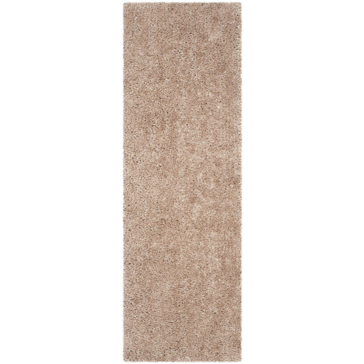 SAFAVIEH Popcorn Shag SG267B Handmade Beige Rug Image 4