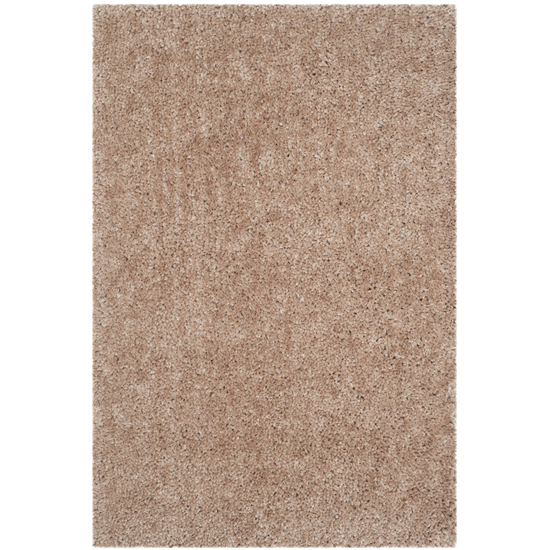 SAFAVIEH Popcorn Shag SG267B Handmade Beige Rug Image 6