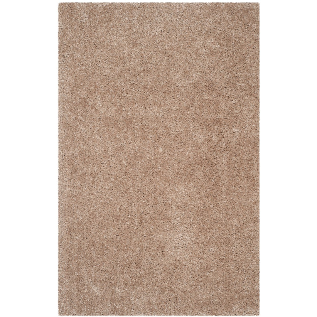 SAFAVIEH Popcorn Shag SG267B Handmade Beige Rug Image 7