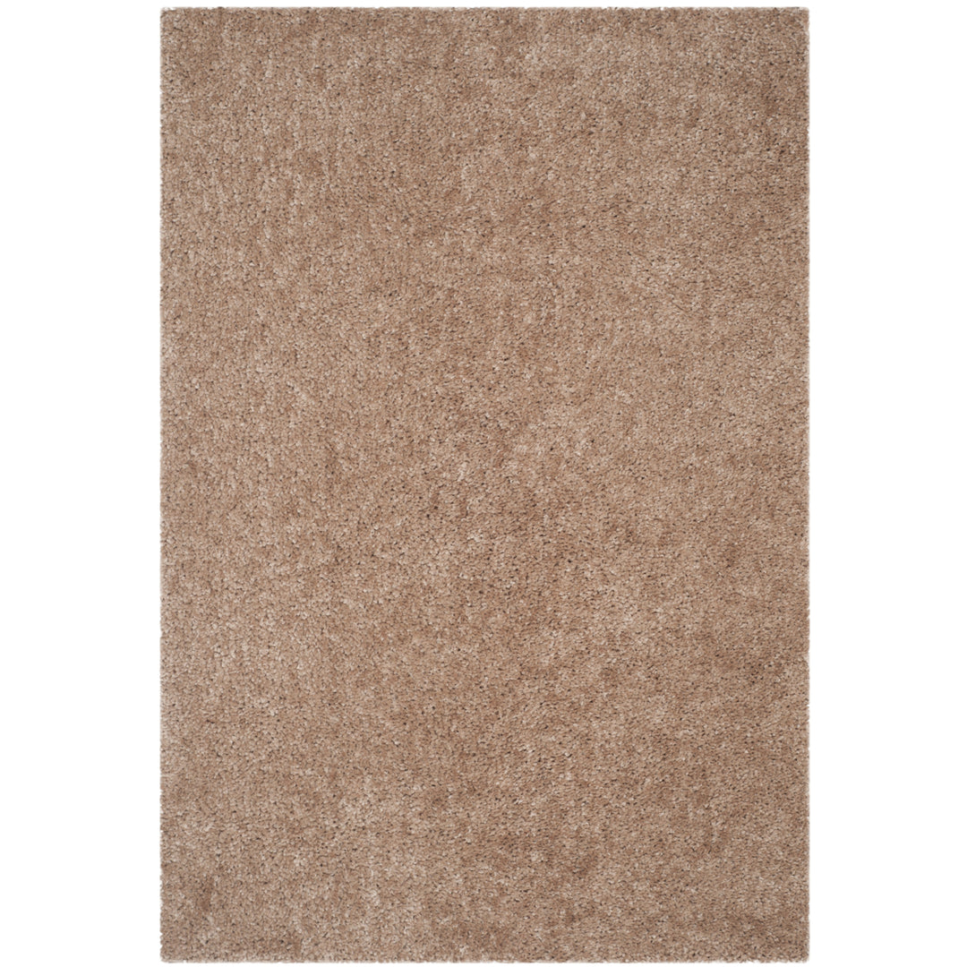 SAFAVIEH Popcorn Shag SG267B Handmade Beige Rug Image 8