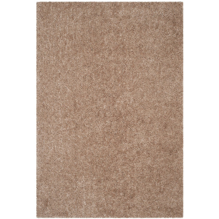 SAFAVIEH Popcorn Shag SG267B Handmade Beige Rug Image 1