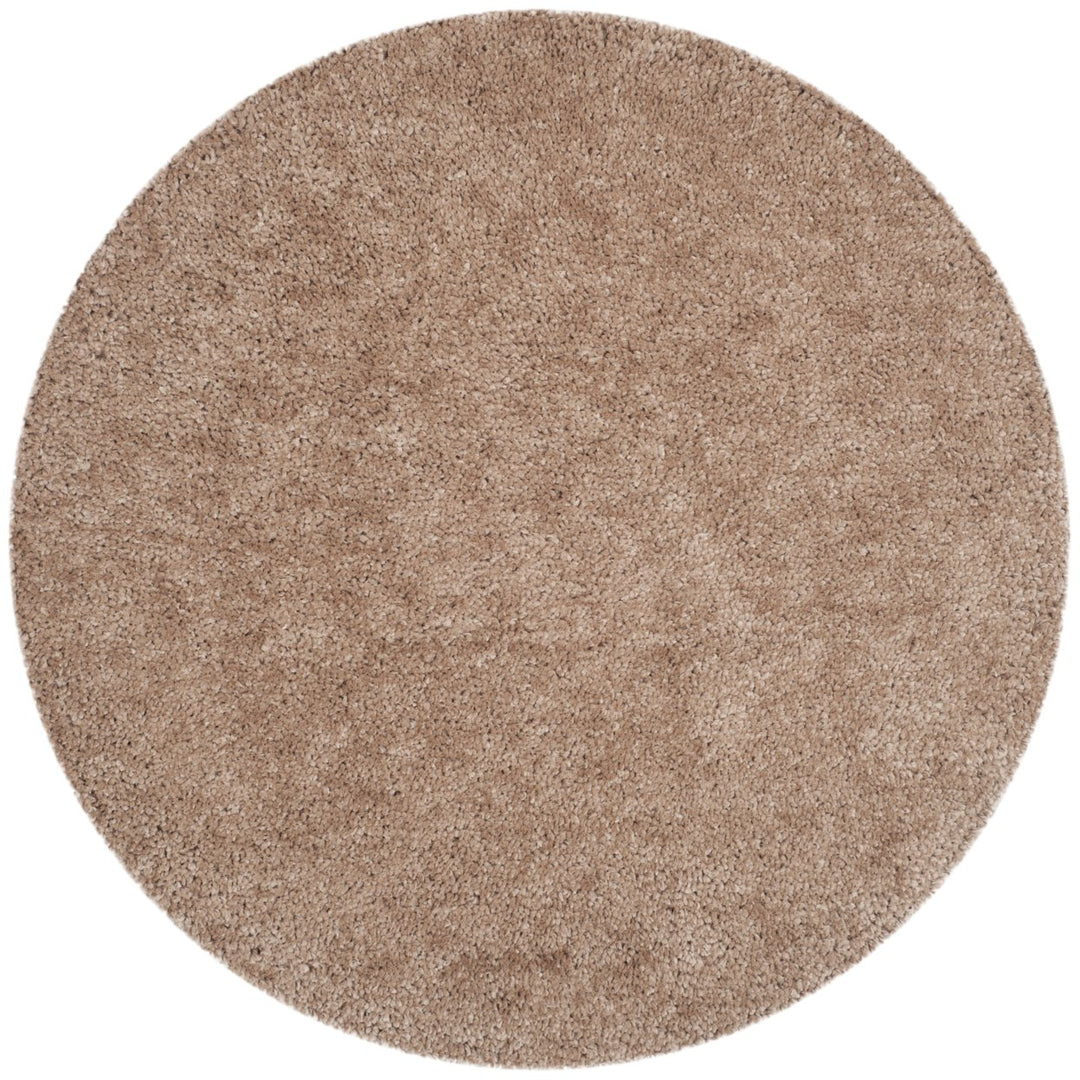 SAFAVIEH Popcorn Shag SG267B Handmade Beige Rug Image 1