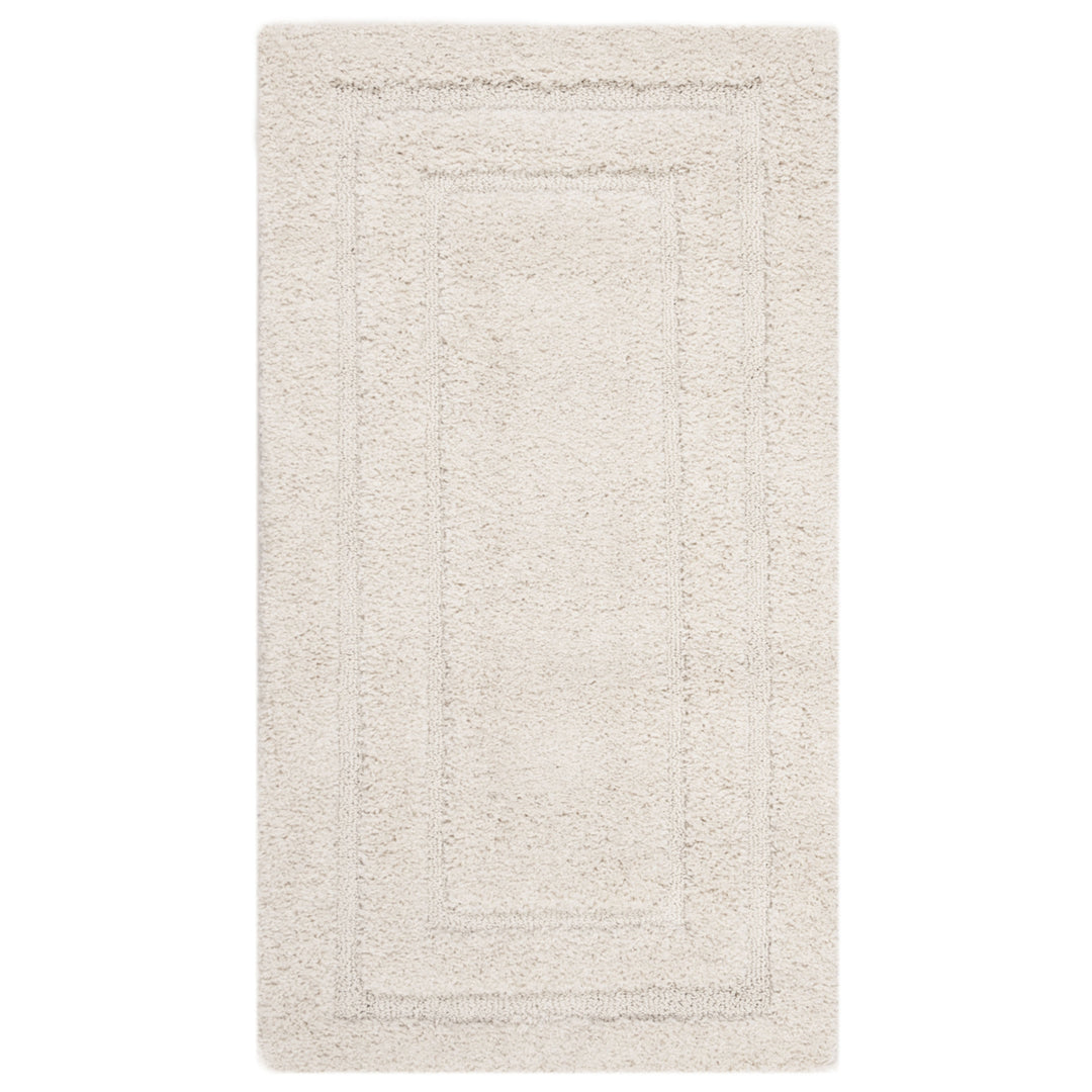 SAFAVIEH Shadow Box Shag SG454-1111 Creme / Creme Rug Image 1