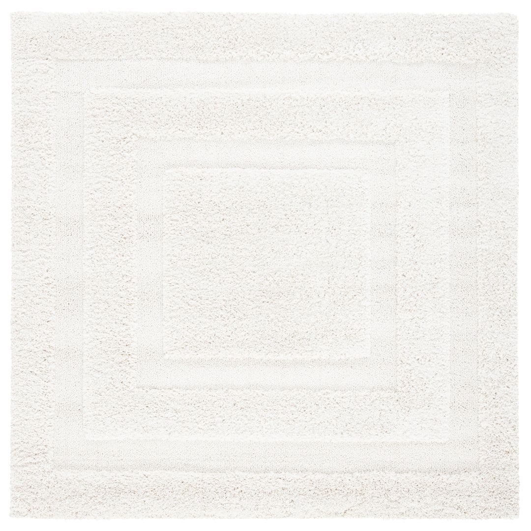 SAFAVIEH Shadow Box Shag SG454-1111 Creme / Creme Rug Image 6