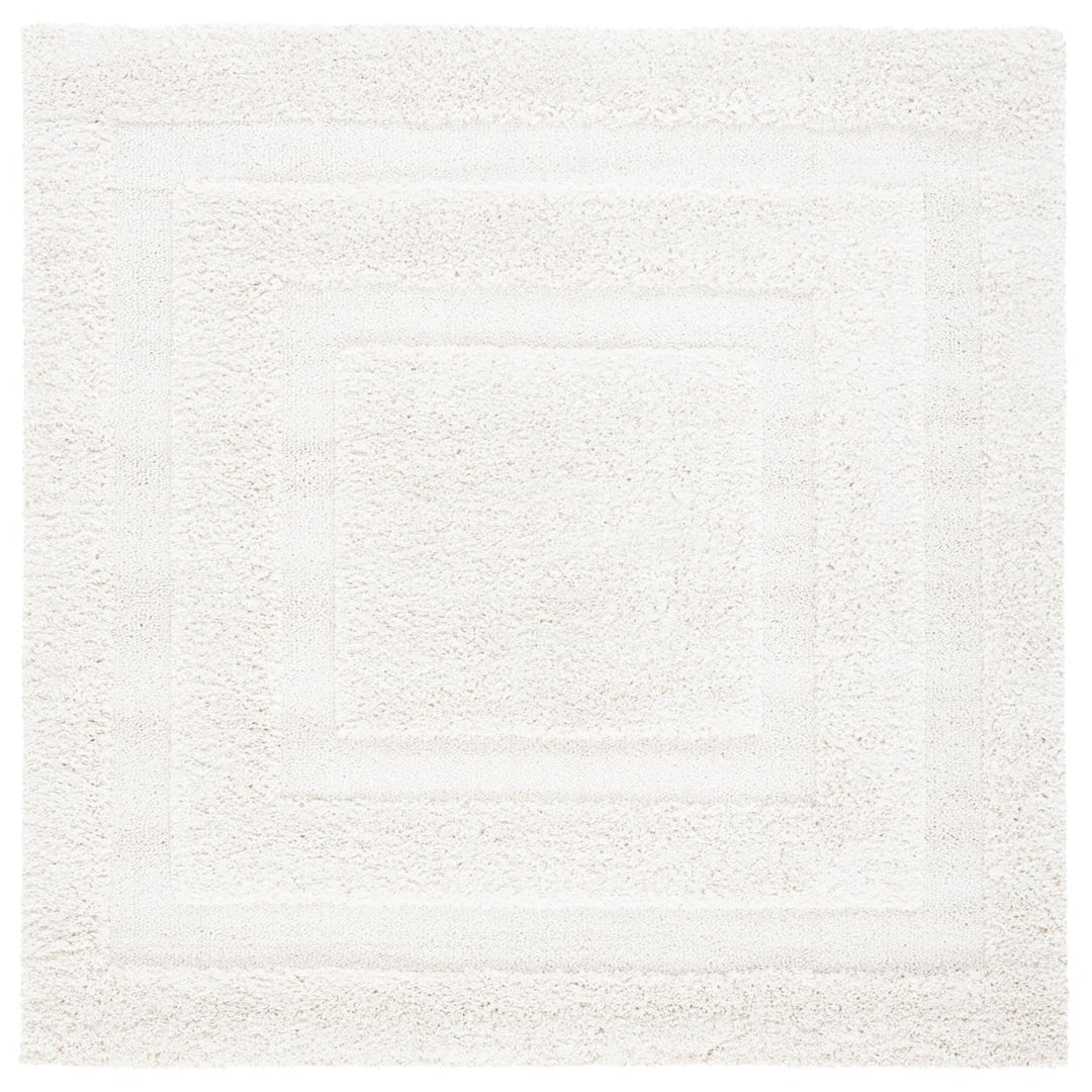 SAFAVIEH Shadow Box Shag SG454-1111 Creme / Creme Rug Image 1