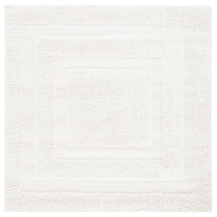 SAFAVIEH Shadow Box Shag SG454-1111 Creme / Creme Rug Image 1