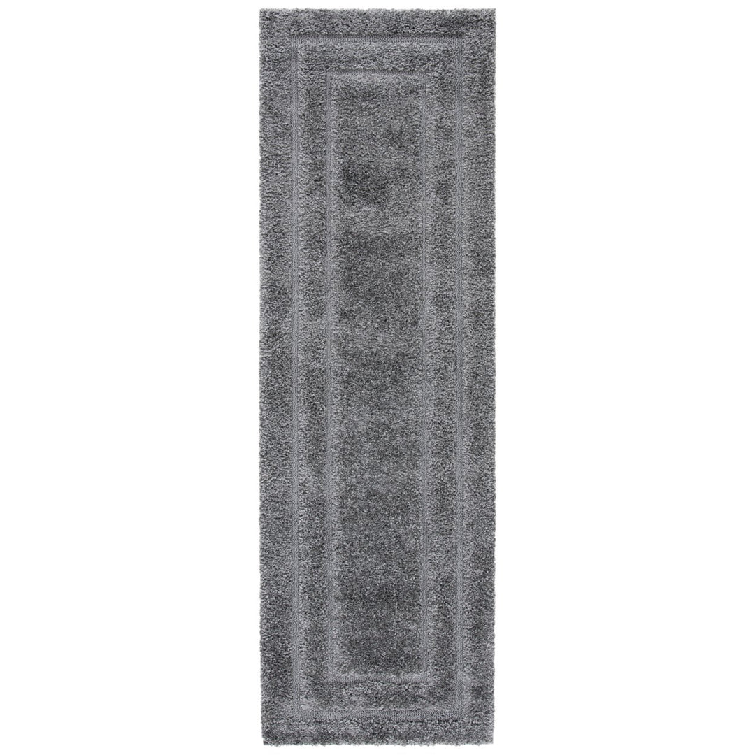 SAFAVIEH Shadow Box Shag SG454-8080 Grey / Grey Rug Image 4