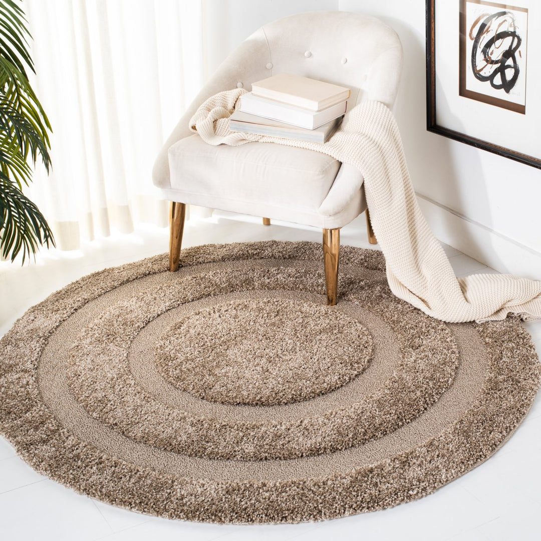 SAFAVIEH Shadow Box Shag SG454-1313 Beige / Beige Rug Image 2