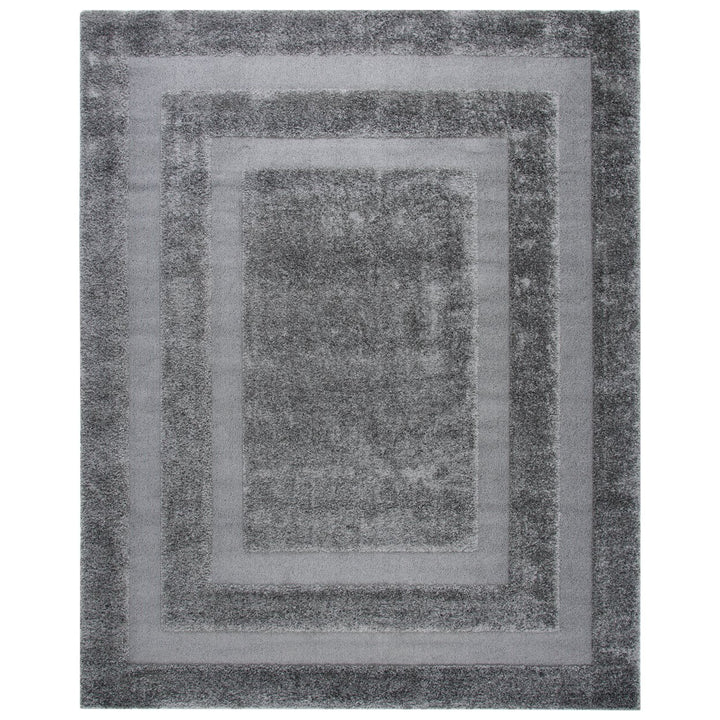 SAFAVIEH Shadow Box Shag SG454-8080 Grey / Grey Rug Image 8