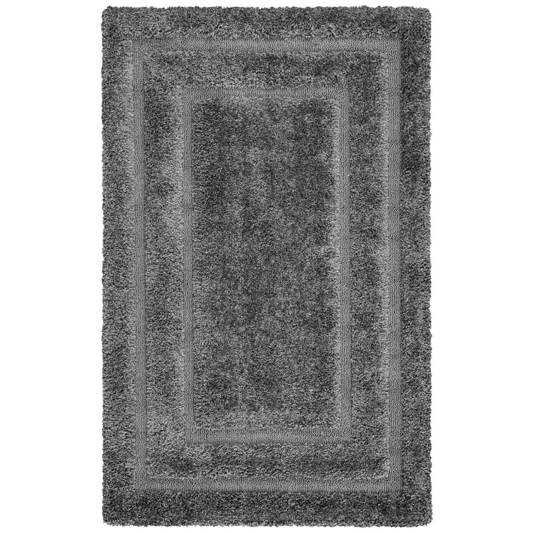 SAFAVIEH Shadow Box Shag SG454-8080 Grey / Grey Rug Image 9